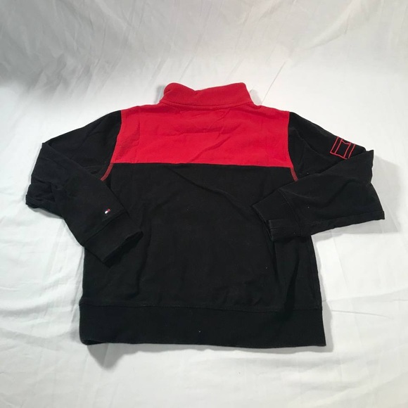 Kids Tommy Hilfiger 1/4 Zip Pullover Sweatshirt Size Small - Picture 5 of 6